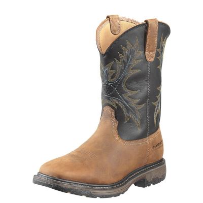 Ariat WorkHog Kahverengi / Siyah Iş Ayakkabıları Erkek (40201-679)